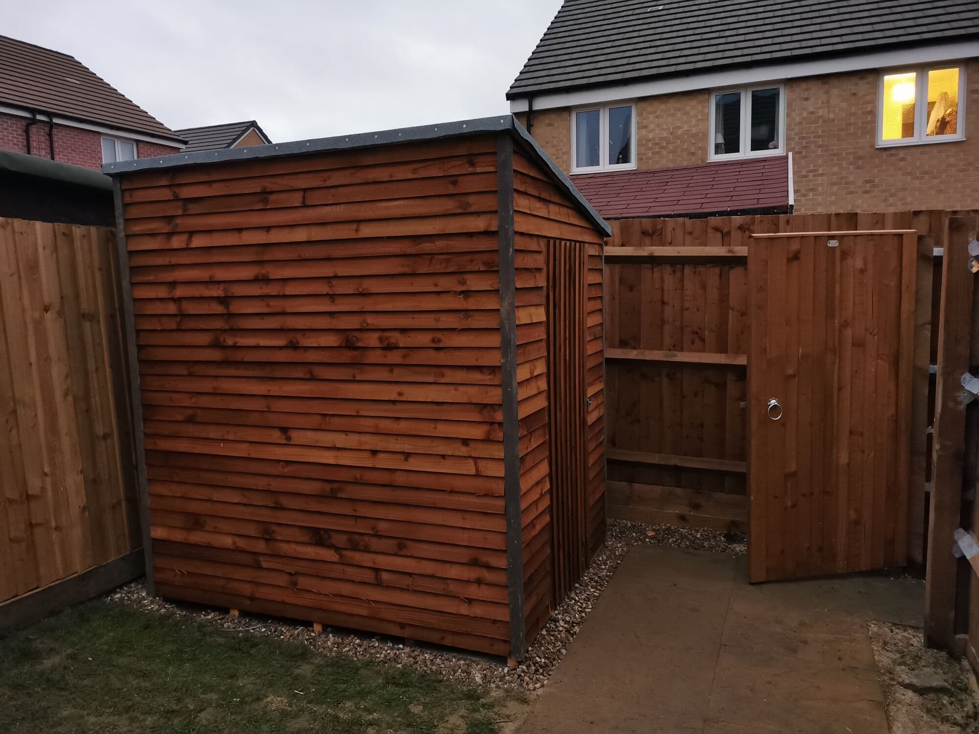 Landscape & Bespoke Shed Build in Bedfordshire by DNR Build