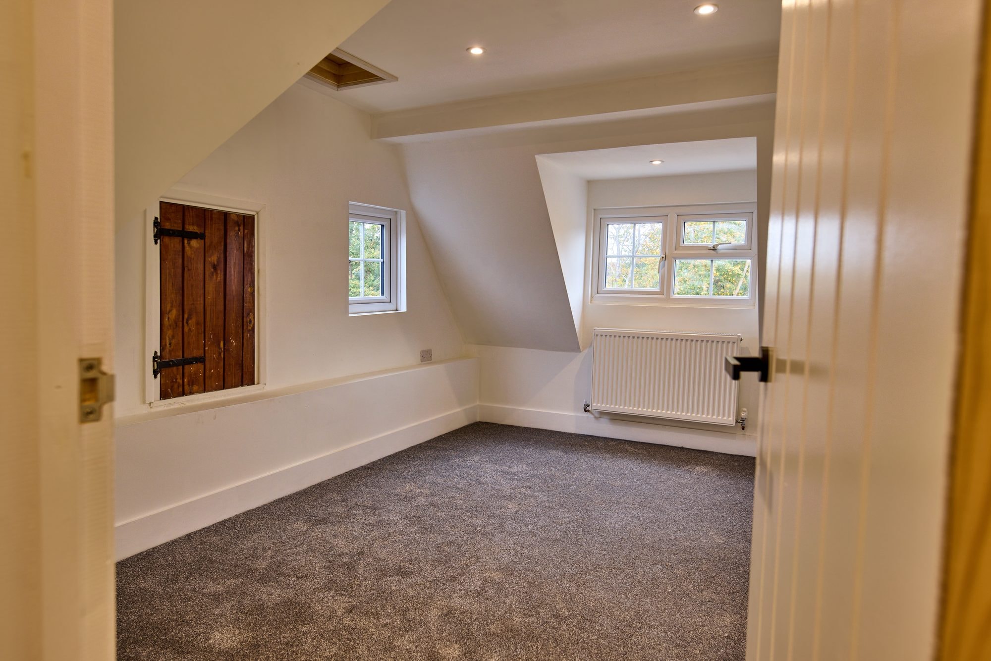 The renovated bedrooms, landing and shower room at the Old Timber Cottage in Stevenage by DNR Build (1 of 20)