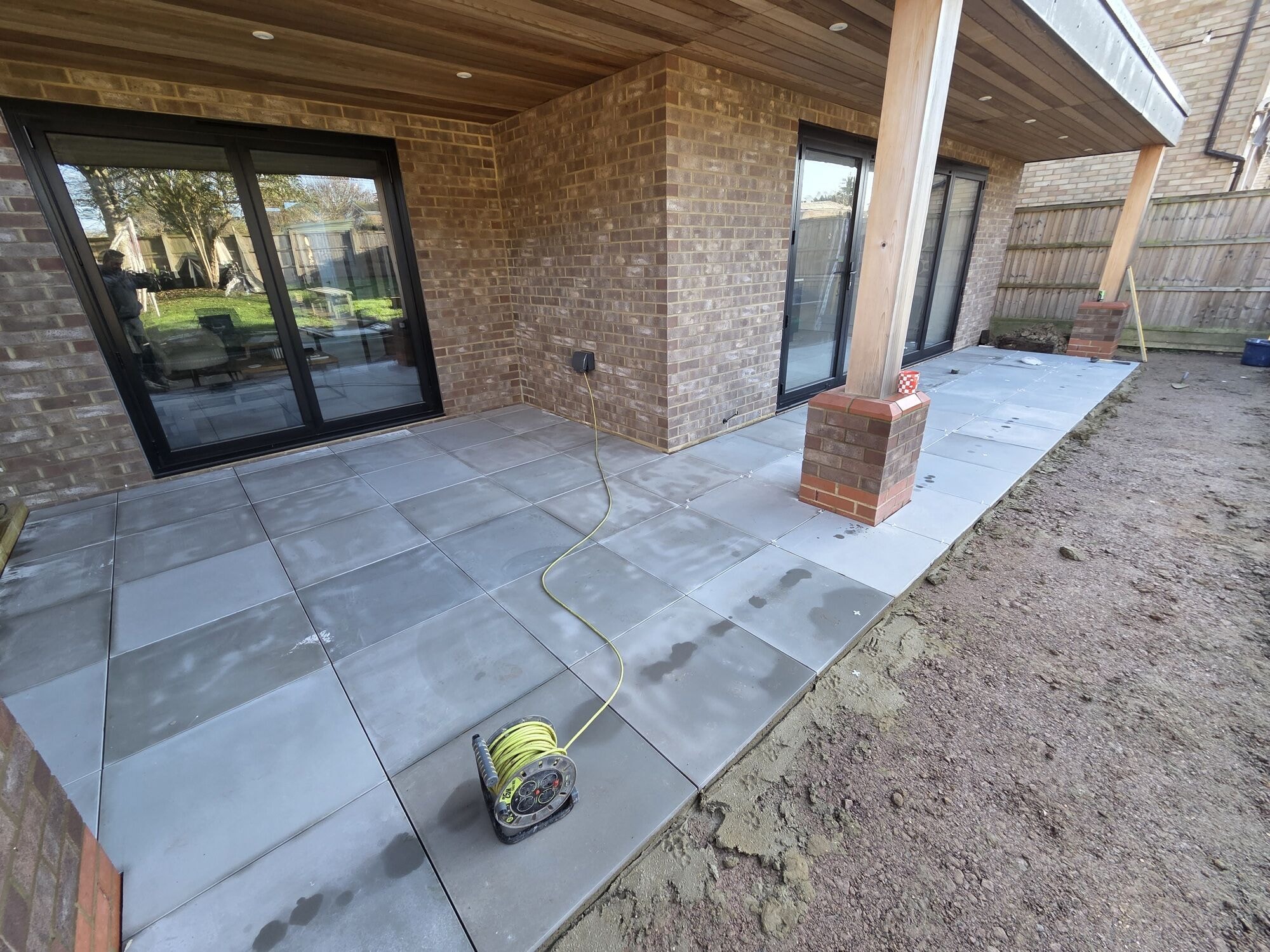 The finished double storey extension and exterior at the Stevenage home by DNR Build (12 of 22)