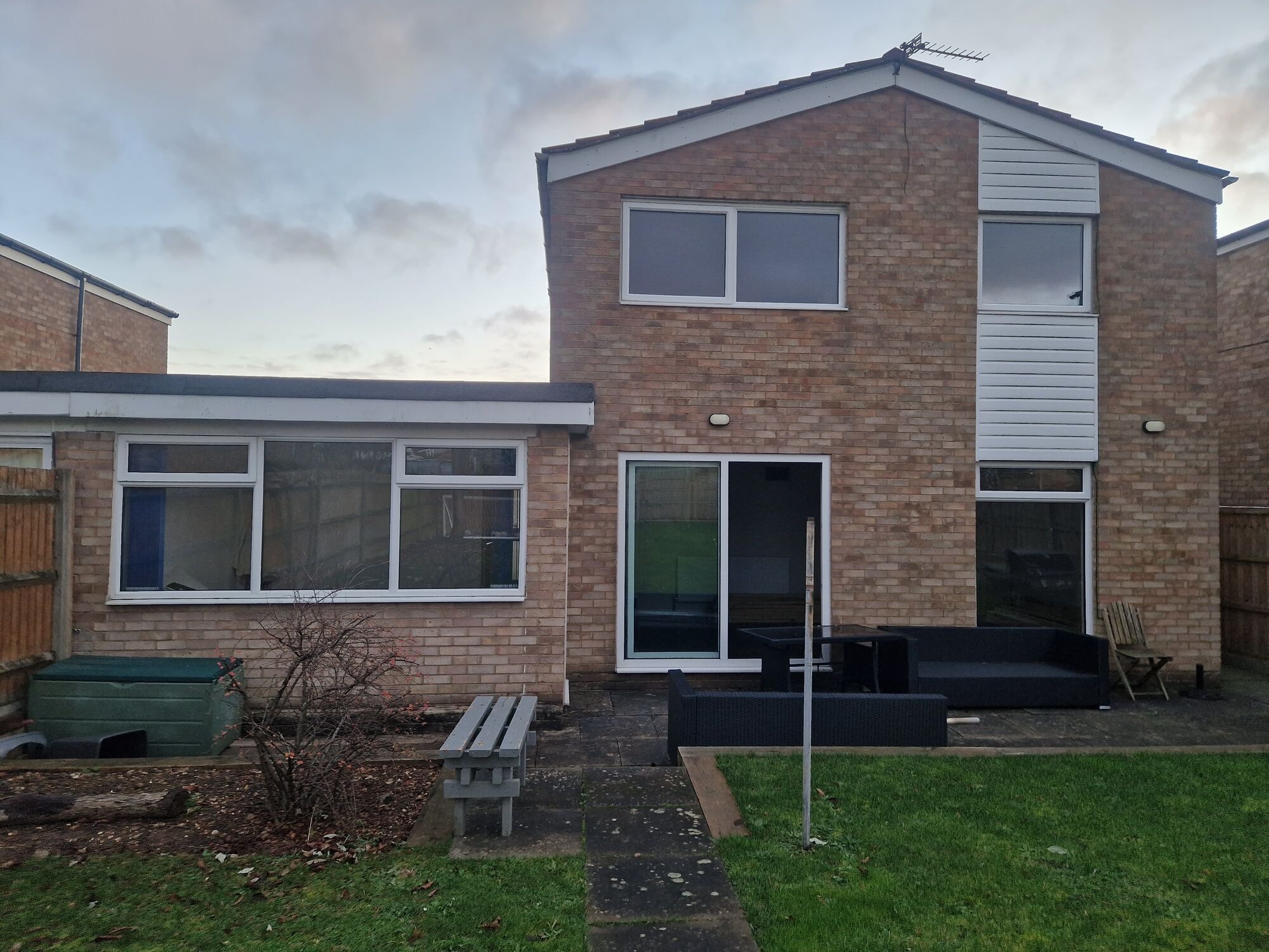 The finished double storey extension and exterior at the Stevenage home by DNR Build (21 of 22)