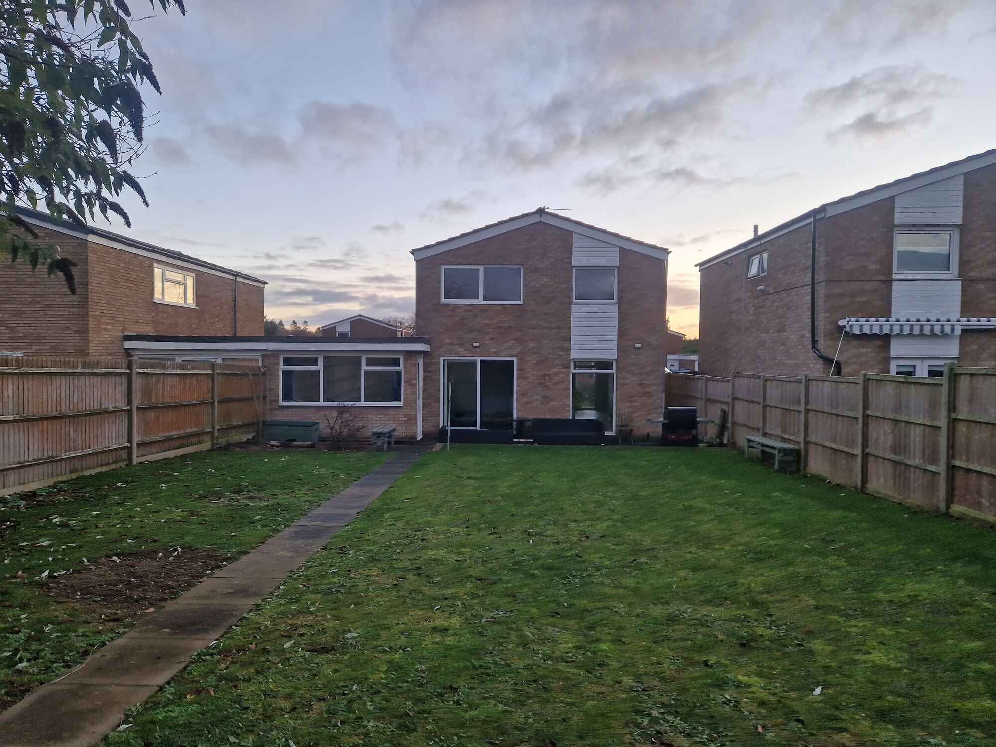 The finished double storey extension and exterior at the Stevenage home by DNR Build (22 of 22)