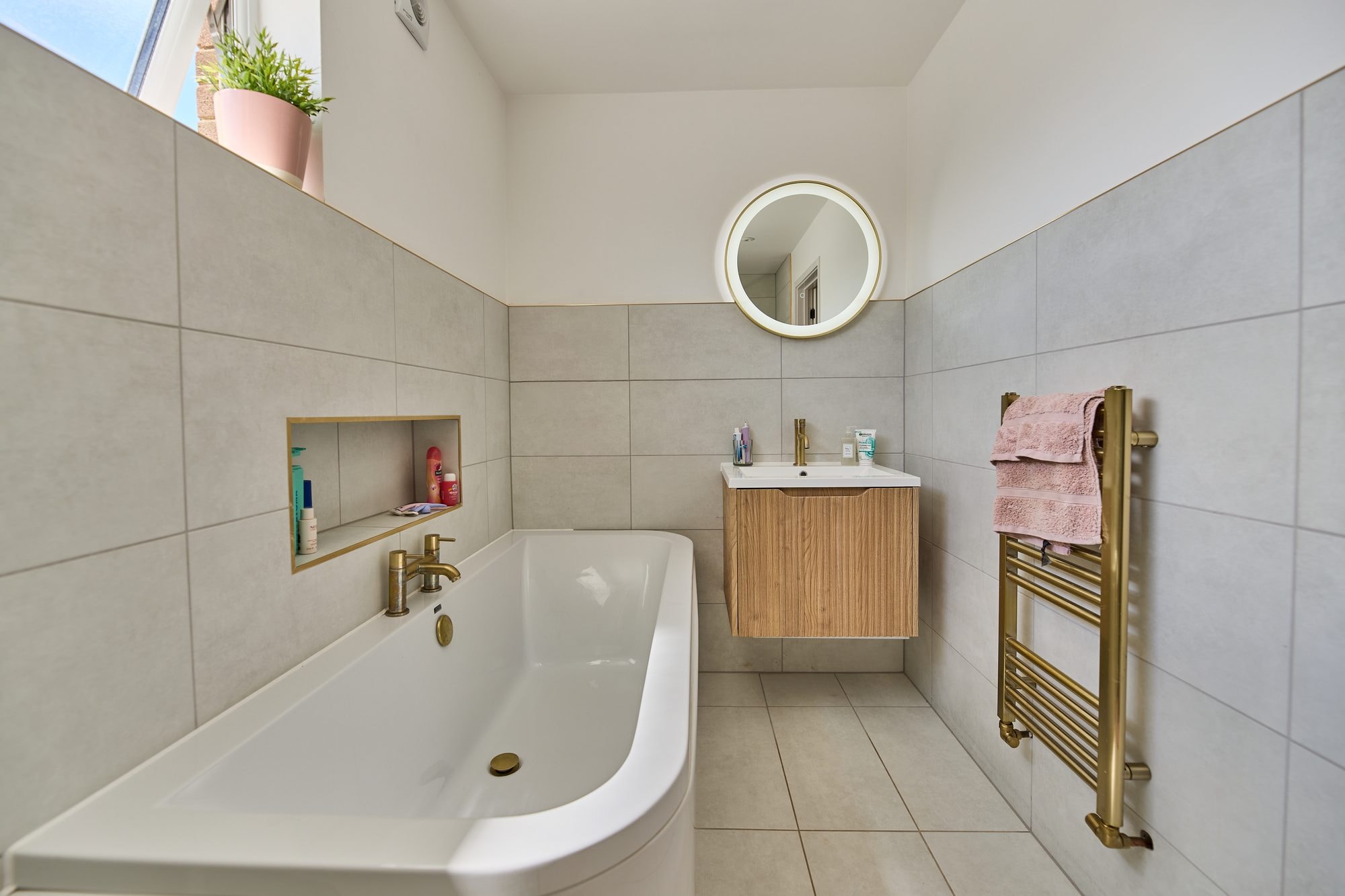 The finished bathrooms, cloakroom and utility room at the Stevenage home by DNR Build (2 of 13)