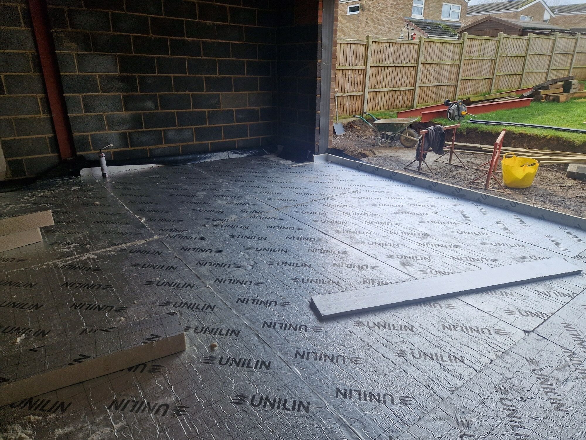 The original rear and exterior of the Stevenage home before the double storey extension by DNR Build (7 of 10)