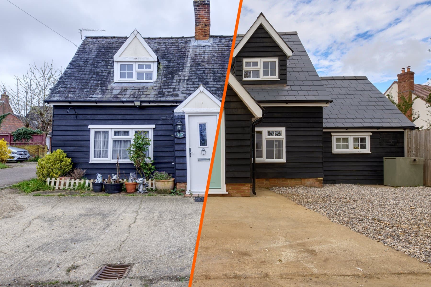 Old Timber Cottage in Stevenage, Hertfordshire by DNR Build